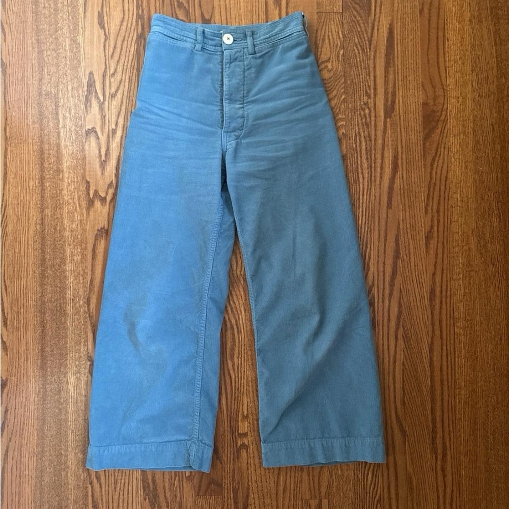 Jesse Kamm Light Blue Corduroy Trousers